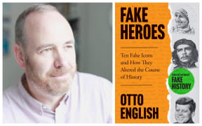 Otto English Fake Heroes book cover and author composite