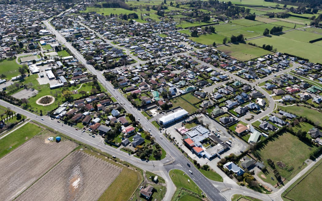 Woodend - SH1 and Rangiora Woodend Road.