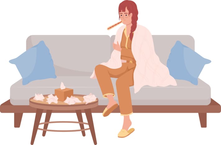 It's important to take sick leave when you're unfit to work - and that includes working from home.