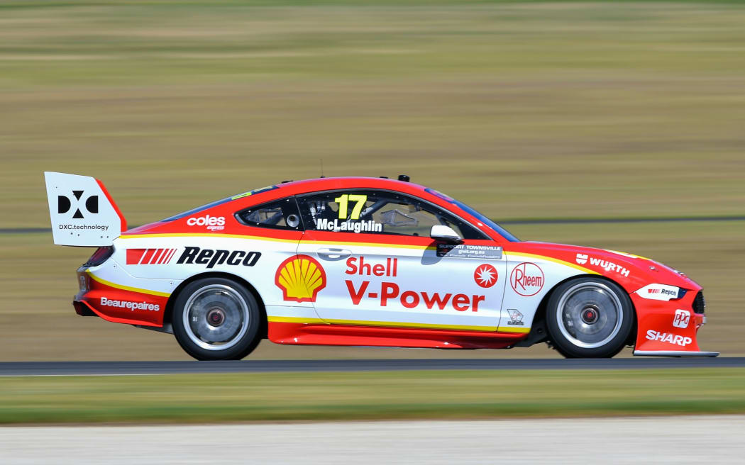 Scott McLaughlin drives the DJR Team Penske Ford Mustang.