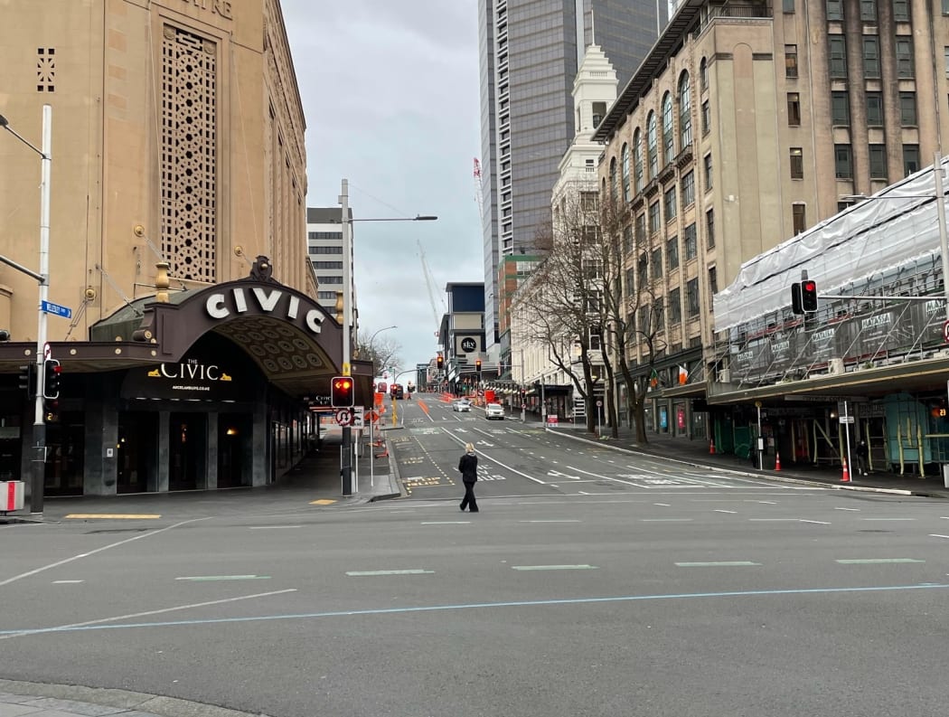 Downtown Auckland today.