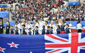 New Zealand Football Ferns prepare to play Canada at FIFA World Cup 2019.