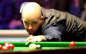 Snooker world champion Luca Brecel of Belgium.