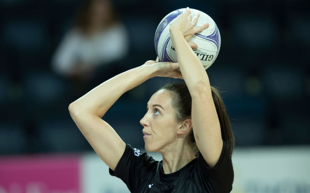 Silver Ferns shooter Bailey Mes.