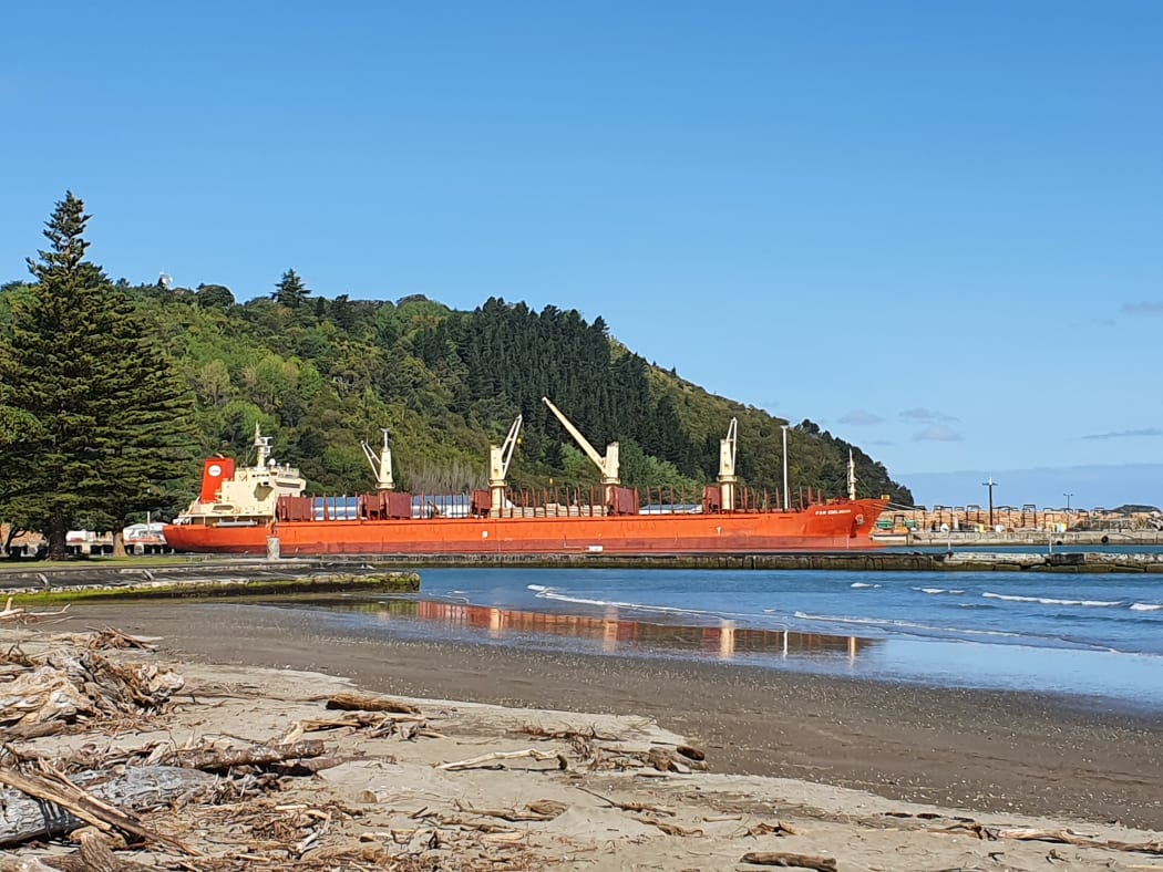 The port at Gisborne