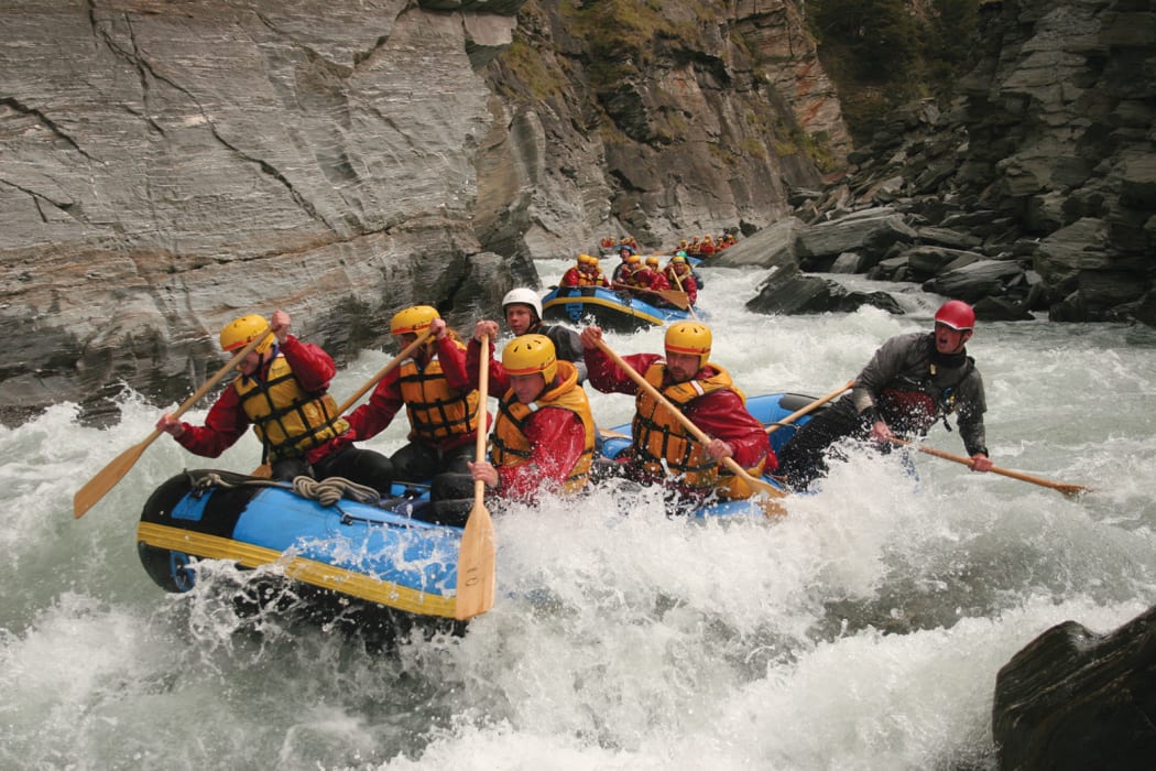 white water rafting in Queenstown