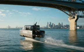Fullers' new high-speed electric hydrofoiling boat, a Vessev VS-9, will carry tour groups on Auckland's Hauraki Gulf starting 29 January 2025.