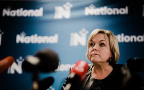 National Party leader Judith Collins says standing down is "not the honourable thing to do".