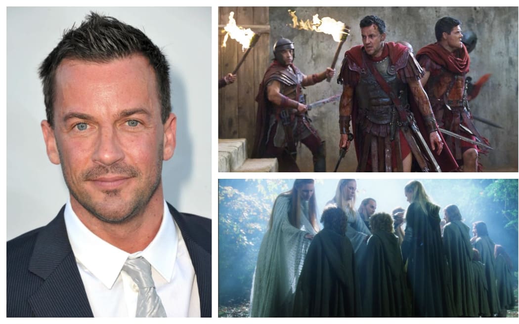 Actor Craig Parker in Spartacus and The Lord of the Rings.