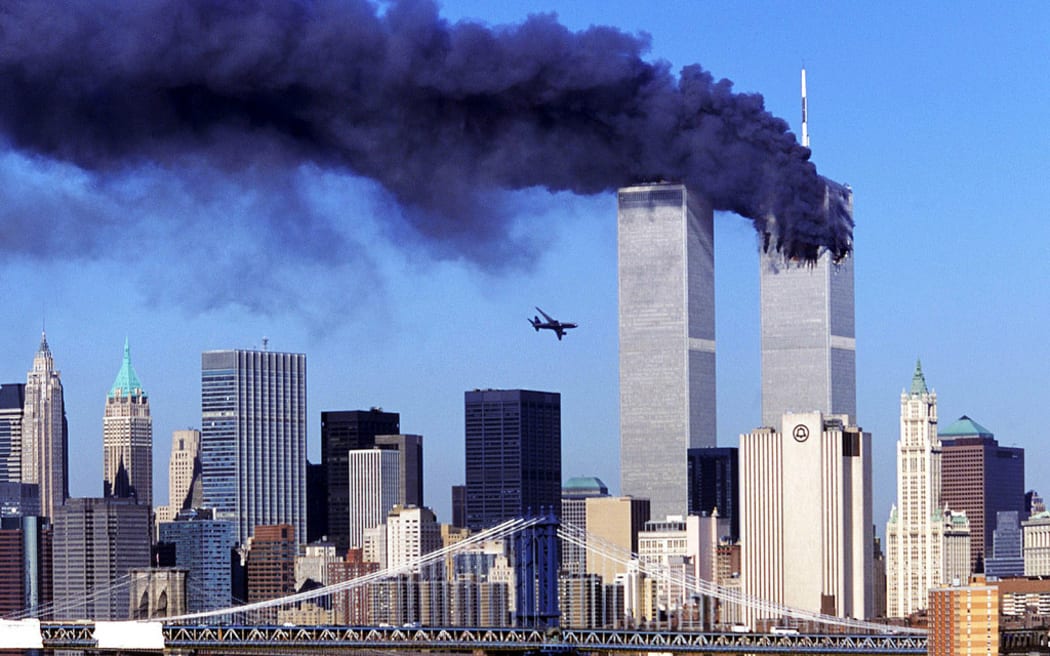 A second plan crashes into the World Trade Centre on September 11, 2001