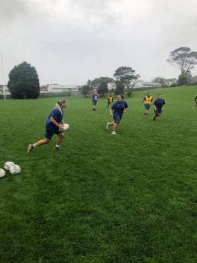 Aieshaleigh Smalley has swapped black for blue, having been a part of the New Zealand team last year.