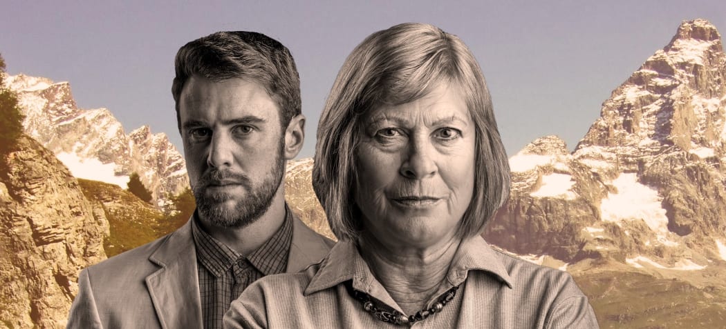 Catherine Downes and Simon Leary in Switzerland