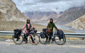 Isobel Ewing and Georgia Merton, scooped the award for Best Self-Filmed Film for 'Inshallah' at this year's NZ Mountain Film Festival.