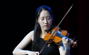 Violinist Christine Lee at the Wakatipu Music Festival