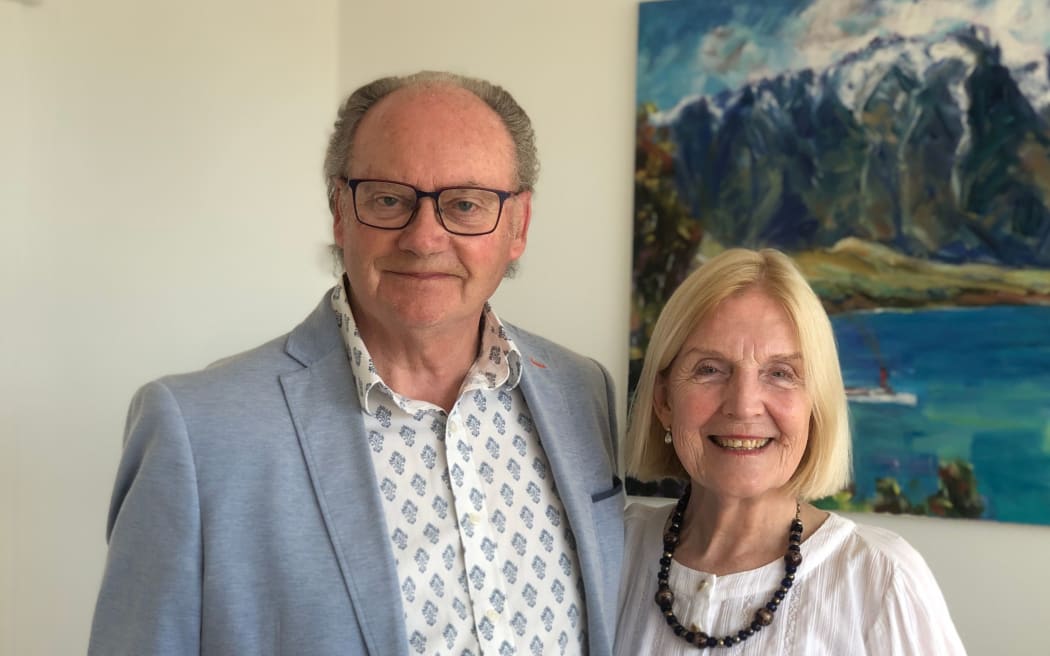 Tom Campbell, at his Invercargill home with wife Jessie.