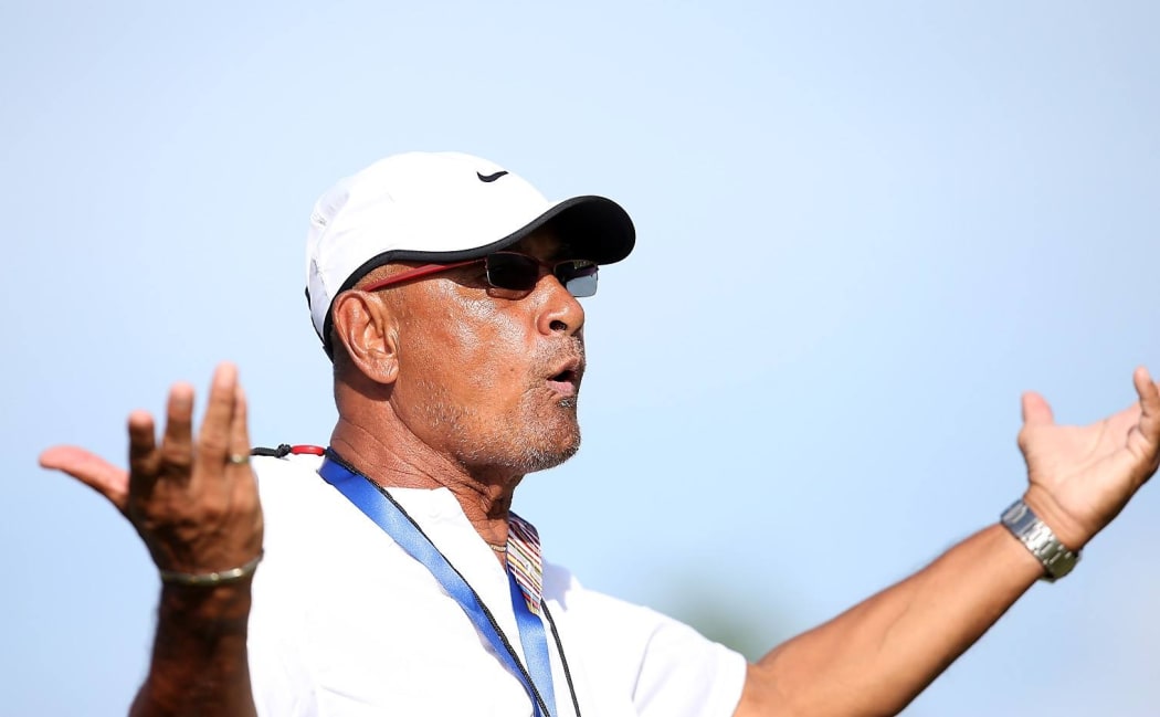 New Caledonia U17 coach Michel Clarque.