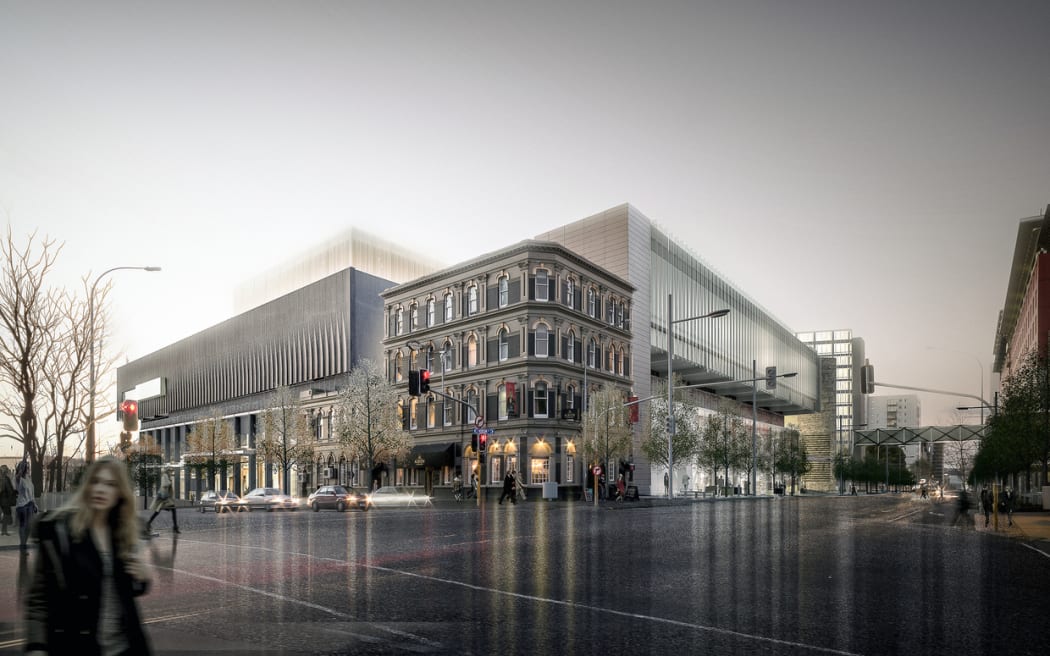 An artist's impression of the convention centre.