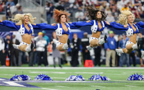 Dallas Cowboys cheerleaders.