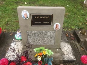 The grave of WWII veteran Raymond Bedford was desecrated just two days before Anzac Day.