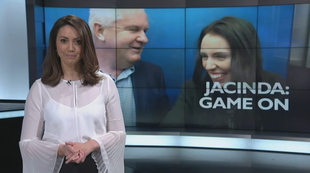 Miriama Kamo introducing TVNZ's up close and personal profile of Labour's new leader by John Hudson.