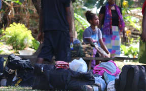 Refugees were told they could only take what they could carry. Many said they feared for what would happen to their homes, belongings and livestock left unattended back on Ambae.