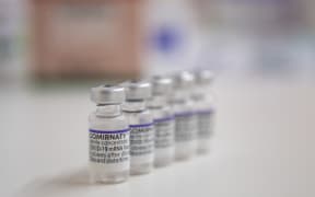 Vials of Corona vaccine from Biontech/Pfizer