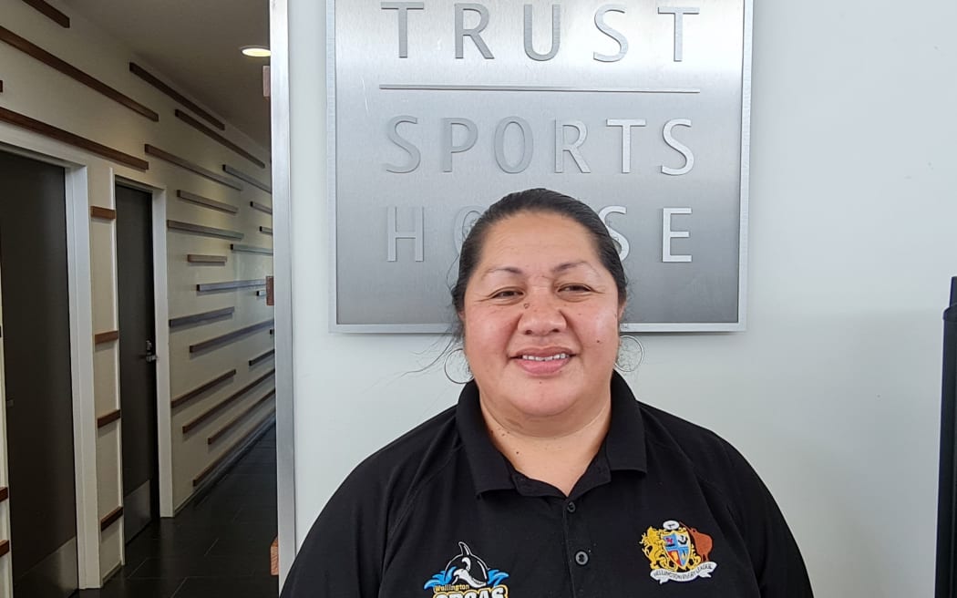 Satia Hunt of the St George Dragons club in Porirua and a board member of Wellington rugby league.