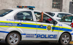 Polizeistreife in Kapstadt