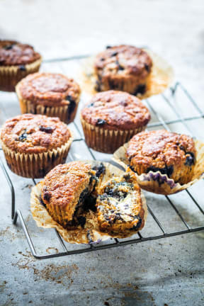 Banana Blueberry Muffins by Nadia Lim