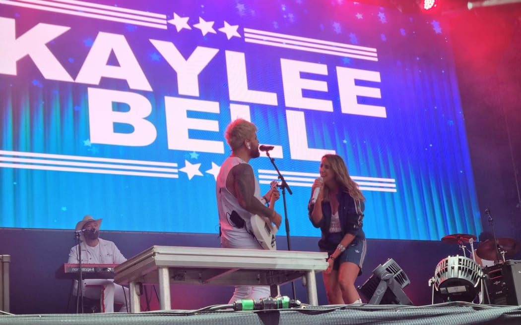 Kaylee Bell, at Homegrown, on the Wellington waterfront, on 15 March, 2025.