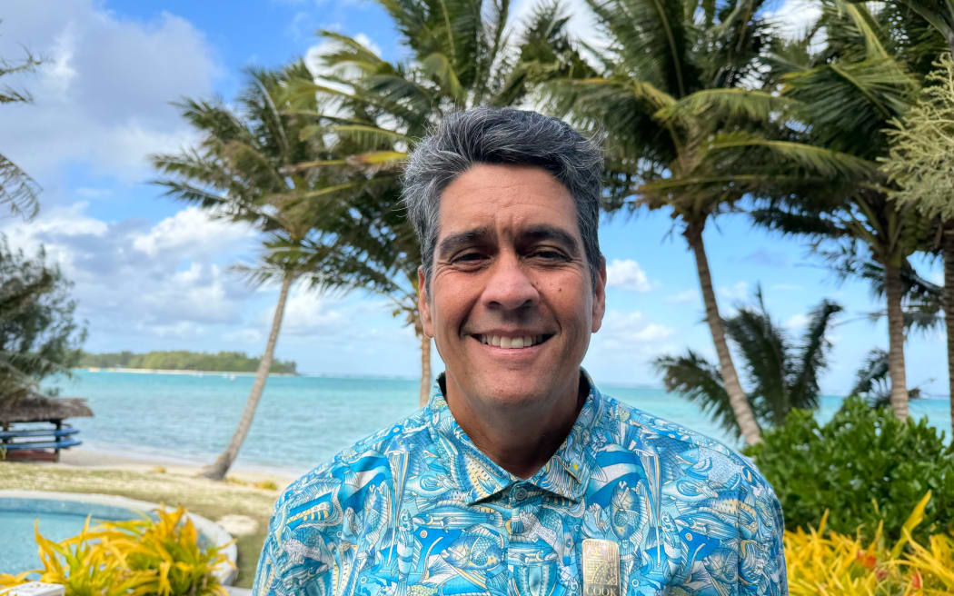 Surangel Whipps Jr in Rarotonga. 7 November 2023.