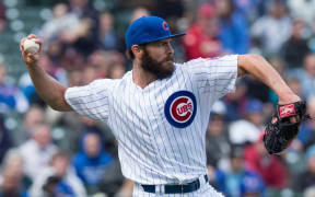 Chicago Cubs pitcher Jake Arrieta.