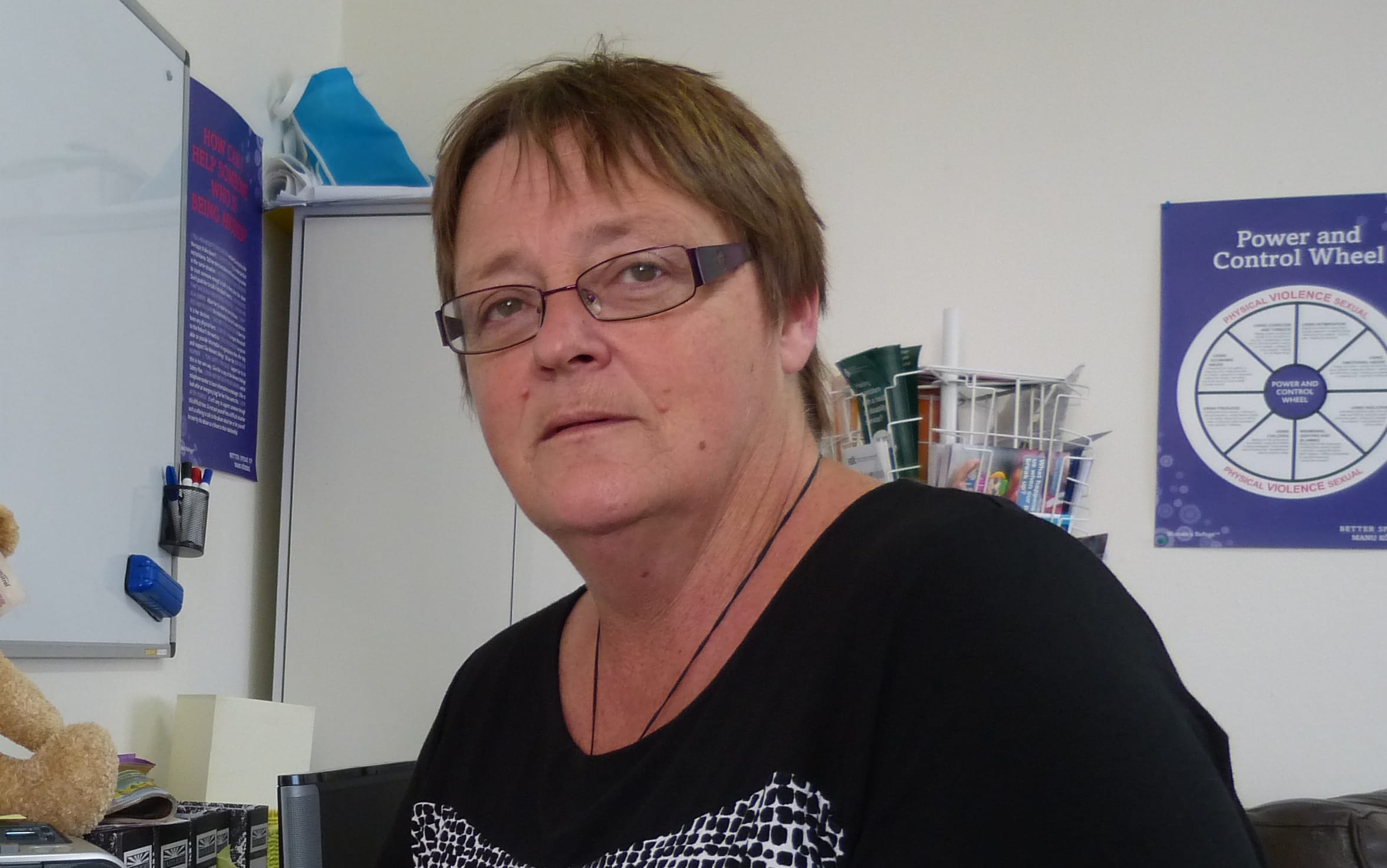 Dr Ang Jury from the Palmerston North Women's Refuge