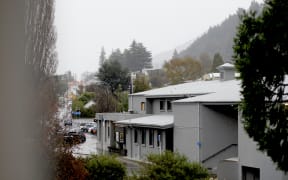 Rainy day in Queenstown on 21 September 2023. Weather generic, rain