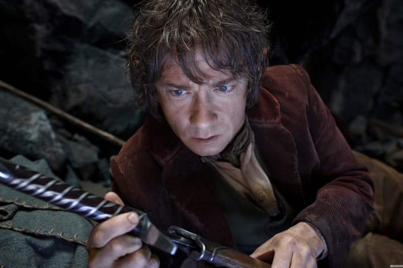 Martin Freeman in The Hobbit: The Desolation of Smaug (2013), directed by Peter Jackson.