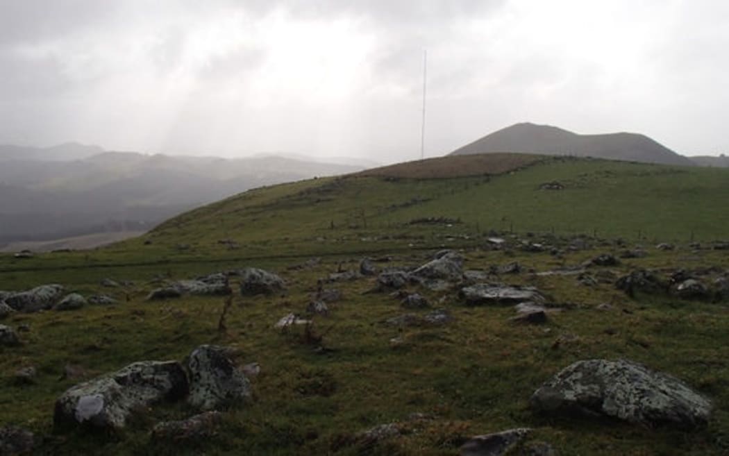 The Blueskin Bay hill where the wind turbines were proposed to be installed.