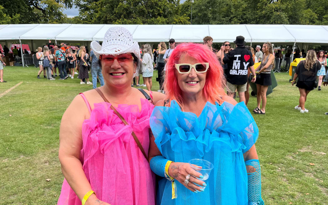 Fans at Christchurch's Electric Avenue on Friday