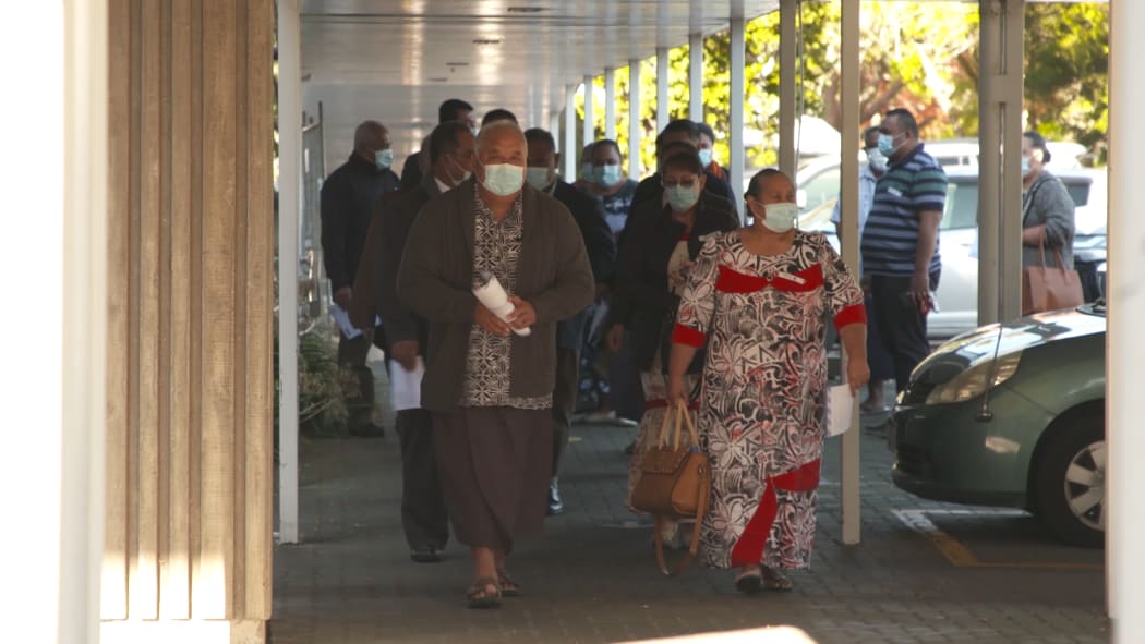 Pasifika church leaders receive their first Covid-19 vaccination.