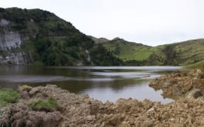 A landslide between Gisborne and Wairora has created a new lake on the Mangapoike River.
