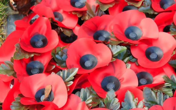 Anzac poppies.