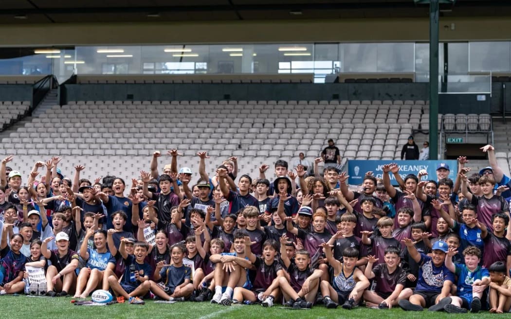 Rotorua schoolchildren had the chance to meet the Wahs at an event in November.