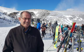High on the slopes of Mt Ruapehu mayor Don Cameron says huge tourist numbers are putting considerable pressure on the district's water infrastructure.