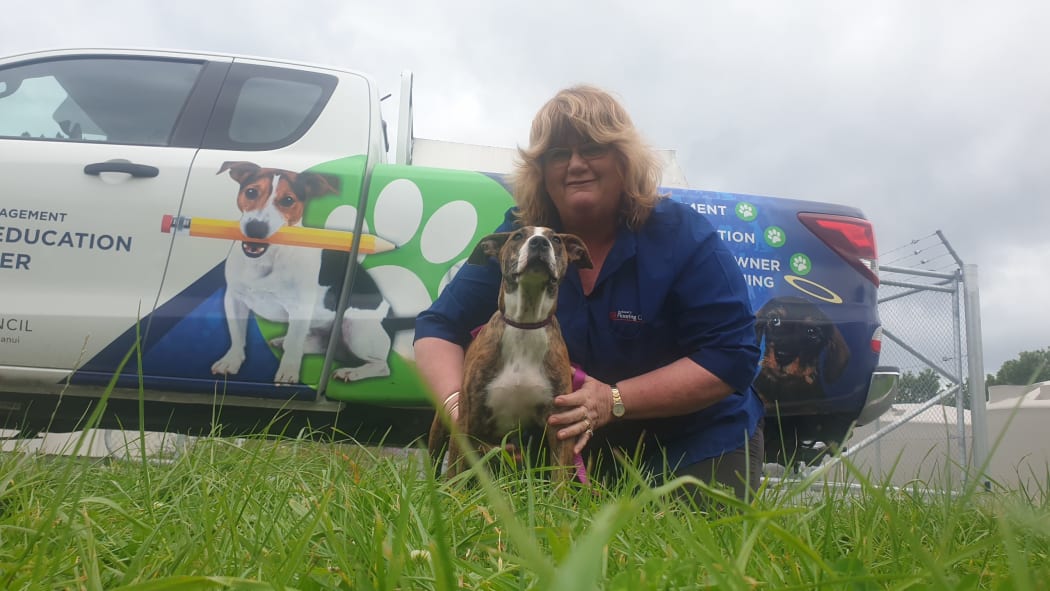 Whanganui resident Tina Gibson got staffy-cross Susie Q from the pound as a puppy and couldn't be happier.