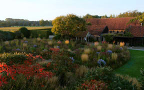 The gardens at Hummelo in the fall.