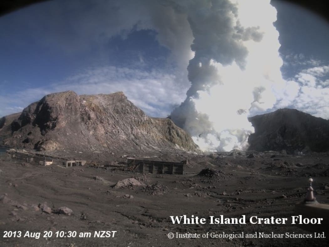 White Island on Tuesday morning.