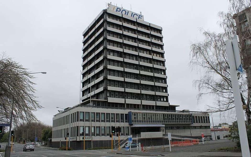 The former Christchurch police station.