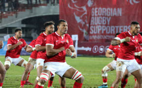 Tonga perform the Sipi Tau in Georgia.