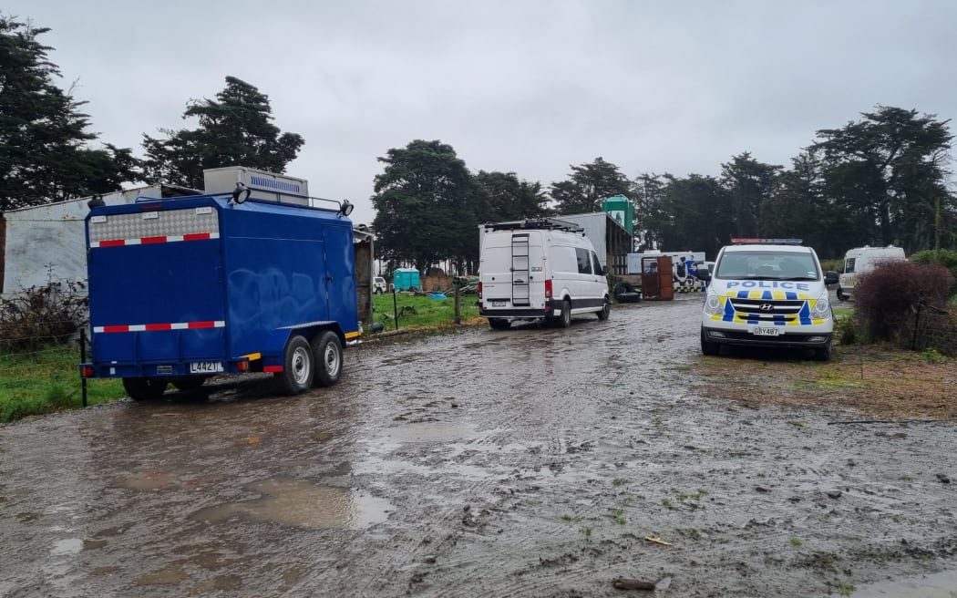 Police comb farmland at Canterbury's Greenpark area after new leads in the search for real estate agent Yanfei Bao.