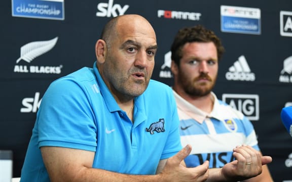 Argentina coach Mario Ledesma.