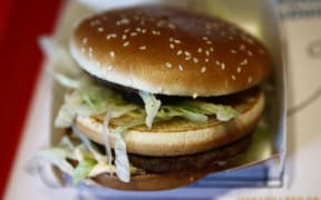 A Big Mac burger at a store in Chelm, Poland in October, 2023.